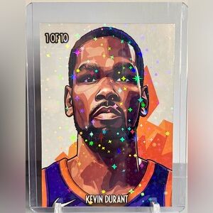 918 Customs Rare 1/10 Kevin Durant Portrait Holographic Stars SP Phoenix Suns KD